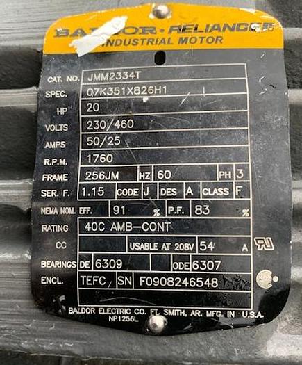Used Goulds 4'' x 3'' Mild Steel Centrifugal Pump