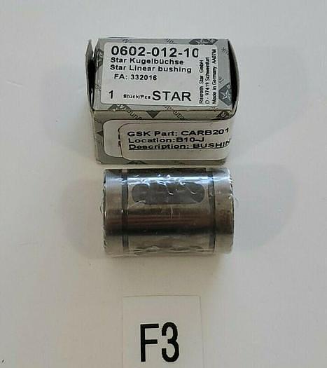 *NEW IN BOX* STAR 0602-012-10 Super Linear Bearing Two Seals + Warranty!