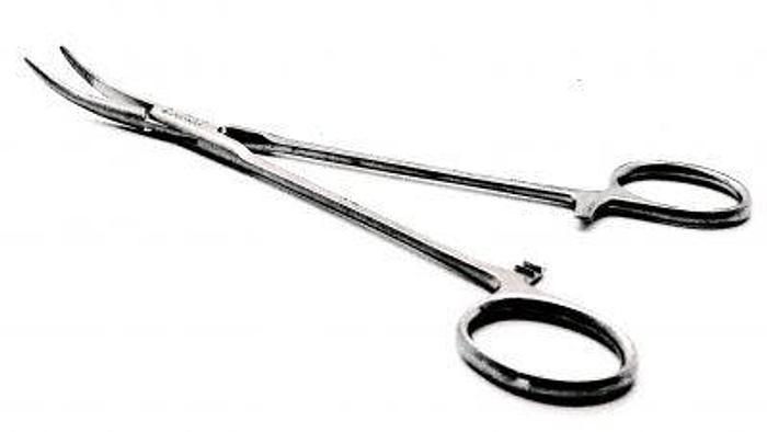 Used Forceps Artery Kelly Frazier Curved 180mm (7in)