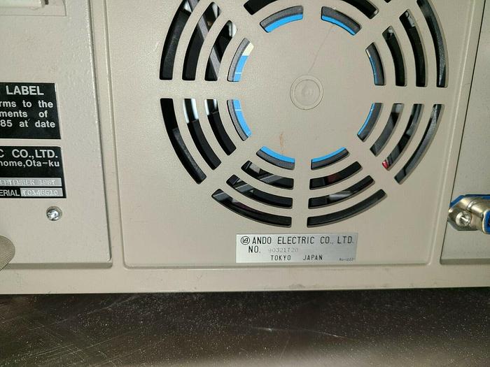 Used Ando Electric AQ-7110C Optical Fiber Analyzer Fiber Optics