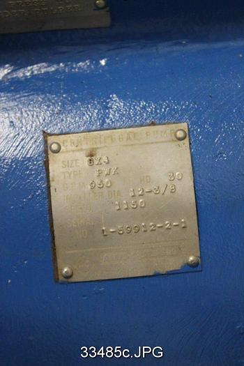 Used Allis Chalmer PWK Power End, 17" Frame Adaptor for AC 8x4 Pump #33485