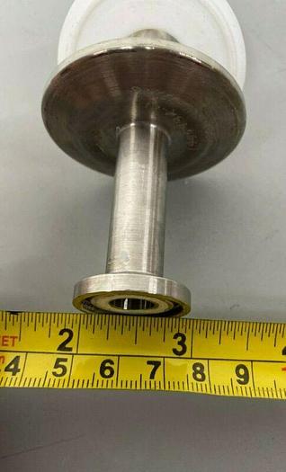 Used Stainless Steel A/SA182 Flange to Sanitary Fitting w/ 17" Dip Tube & 1" SF