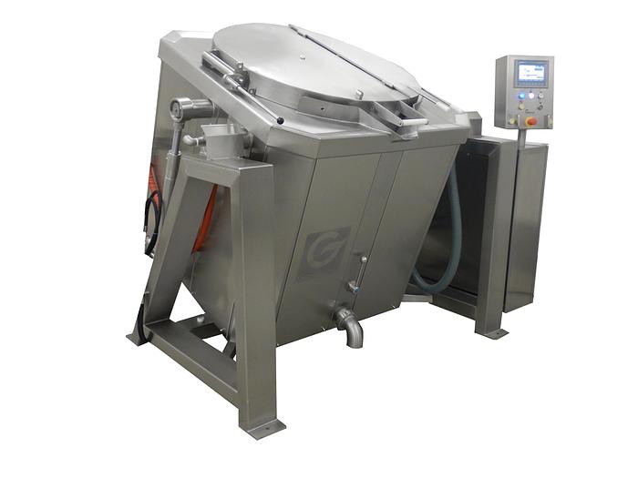 Gernal Model KKM 500 Tilting Boiler Cooking Kettle with Manual Lid