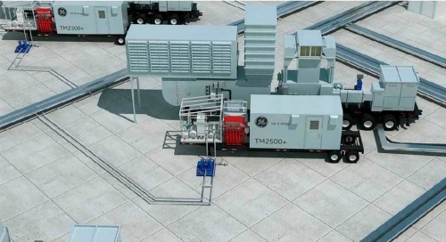 31 MW 2012 Used GE TM2500+G6 Mobile Gas Turbine Generator
