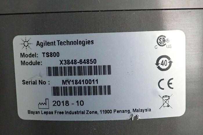 Used Agilent Technologies TS800 X3848-64850 Pump Module Assembly