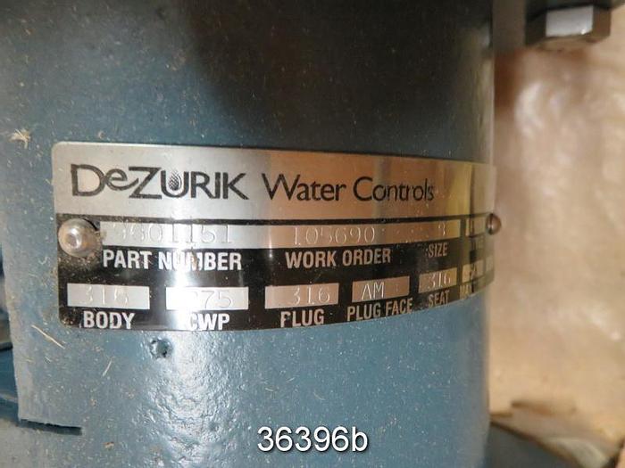Unused Dezurik 8" Basis Weight Valve, Unused, 9601151 #36396