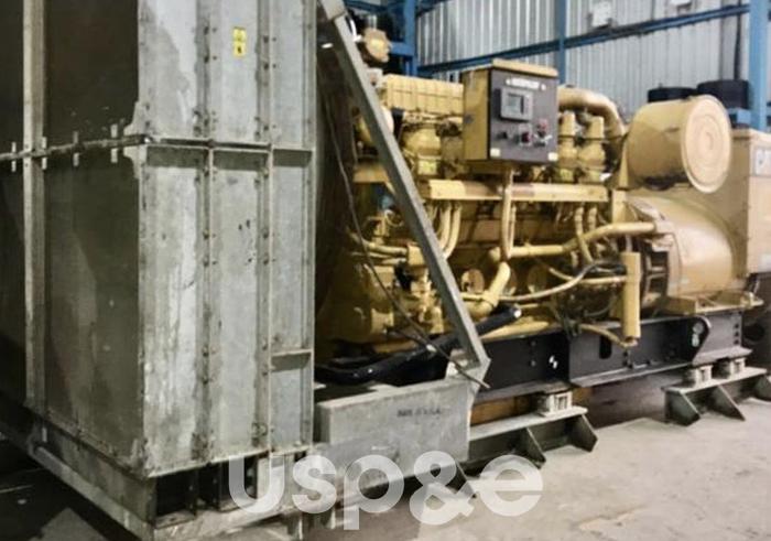 Used 1.3 MW 2012 Used Caterpillar 3512B Diesel Generator Sets