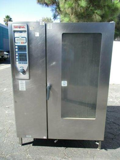 Used RATIONAL MODEL CPC 202G 20-PAN FULL SIZE ROLL-IN GAS COMBI OVEN