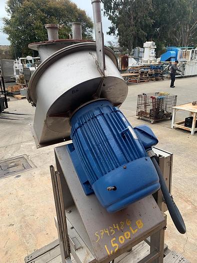 Used Mill, Disintegrator, Rietz, Mdl RP-18-K-133, S/st, 50 HP, A #S743486