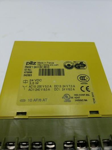 Used PILZ PNOZ 1 24 V DC 3S10