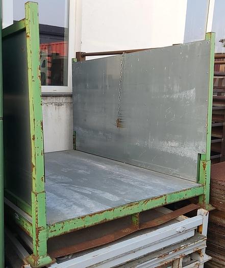 Gebraucht Umklappbare Langgutpalette, Sonderpalette, 165 x 120 x 110cm hoch, ,  gebraucht