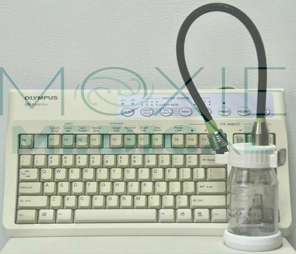 Used Olympus CV-160 Evis Exera Processor, CLV-160 Light Source, MAJ-843 Pig Tail, Keyboard and Accessories