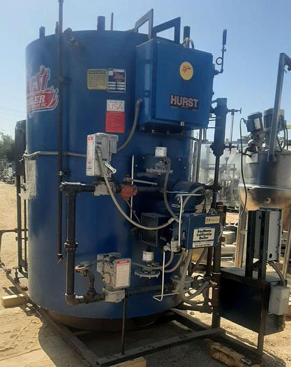 Used Boiler, 60 HP, Hurst, 150 PSI, Steam #S744642