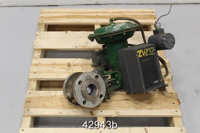 Used Fisher 2" V150 Vee-Ball Control Valve #42943
