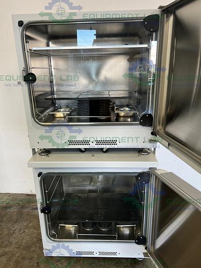 Used Eppendorf / New Brunswick S41i Double Stacked CO2 Incubator Shaker 50°C