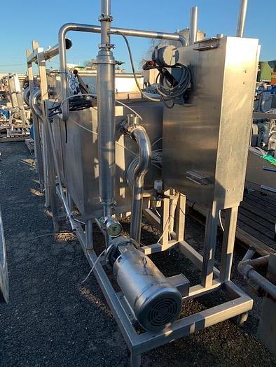 Used 3 Tank Stainless Steel CIP Skid System