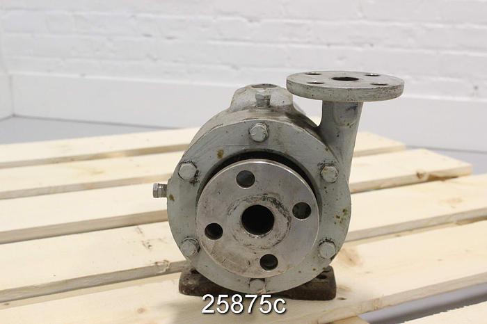 Used Goulds 3199T Pump, 1x1x5, 6 Vane Impeller, 4.87" Diameter Impeller #25875