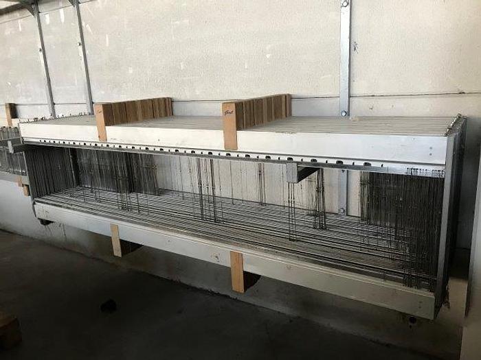 Gebraucht 522 Webschäfte für Dornier Maschinen (teilweise mit Litzen), neuwertig