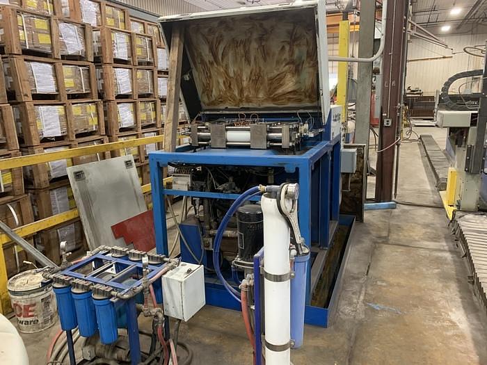 Used 2008 ALLTRA CORP. MODEL PG14-12 WJ, 120" X APPROX. 468" 2 HEAD GANTRY STYLE CNC WATER JET