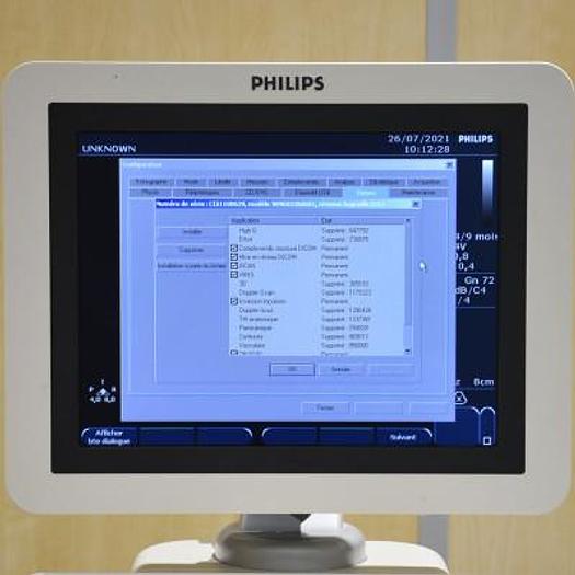 D'occasion Echographe PHILIPS HD7 (générale et gynécologique)