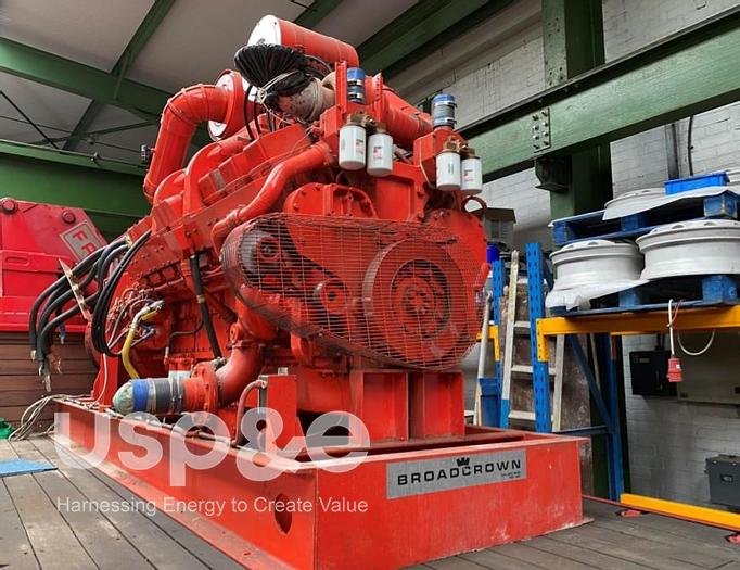 Used 0.80 MW 1985 Used Cummins KTA-50-G1 Diesel Generator Sets