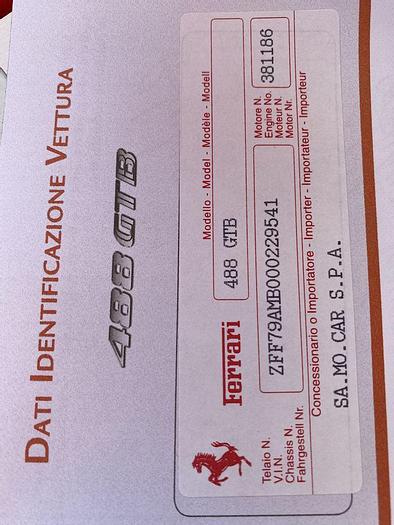 Usato 2017 FERRARI 488 GTB