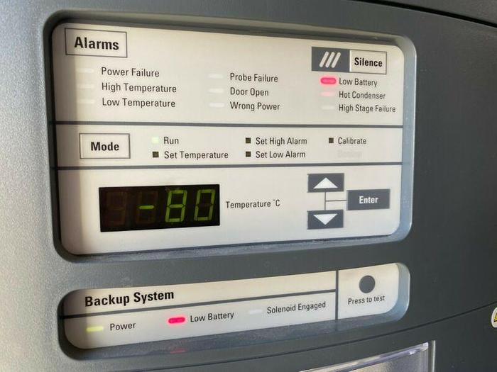 Used Thermo Revco EXF40086A -86 ºC Laboratory Freezer 120V w/ LN2 Connection