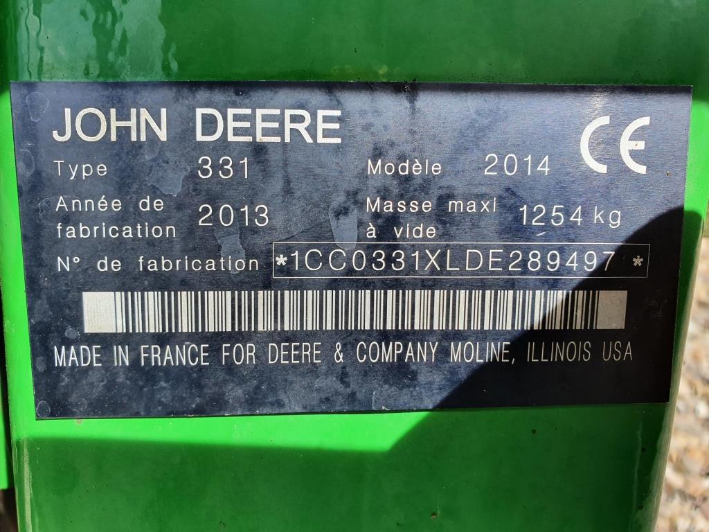 Used John Deere 331 Mower Conditioner