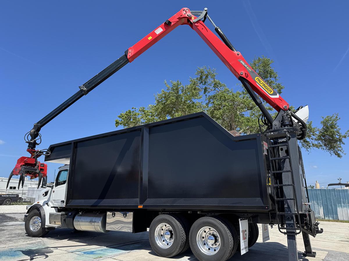 Peterbilt 567 with Palfinger M98 and 24' Tree bed