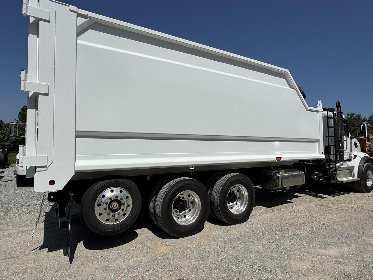 Peterbilt 567 with Palfinger M98 and 24' Dump
