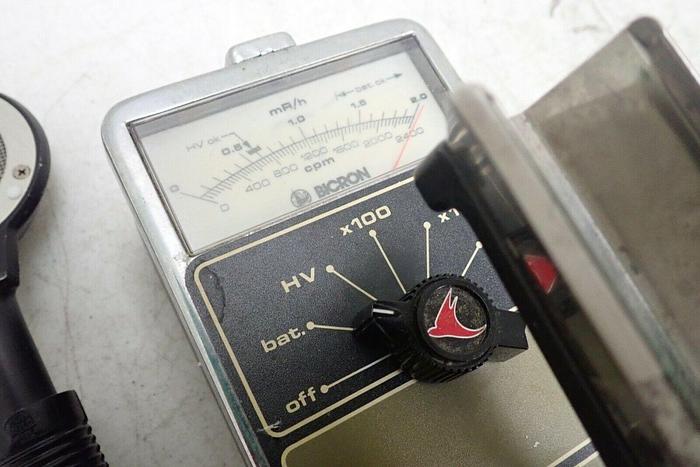 Used Bicron Model Surveyor 200 Meter Geiger Counter with PGM Pancake Probe