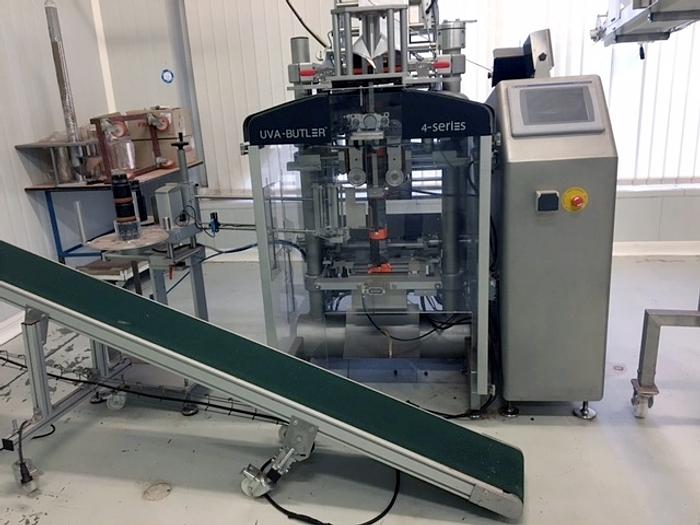 Used UVA-BUTLER BAGGING MACHINE, vertical form fill seal