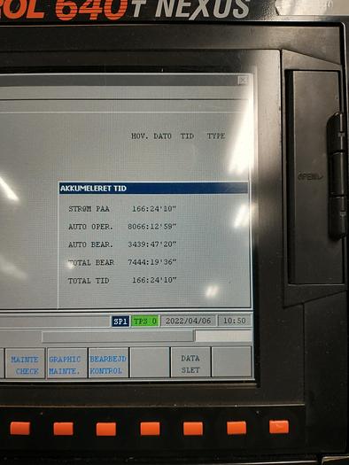 Used BRUGT CNC DREJEBÆNK FABRIKAT MAZAK, MODEL QTN 250 MSY