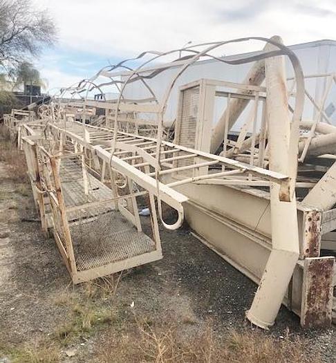 Used Rex Portable 150 Ton Split Cement Silo and Scale
