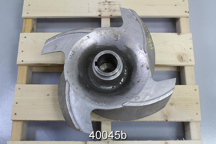 Used Goulds 3175 8X10x22 4-Vane Impeller #40045
