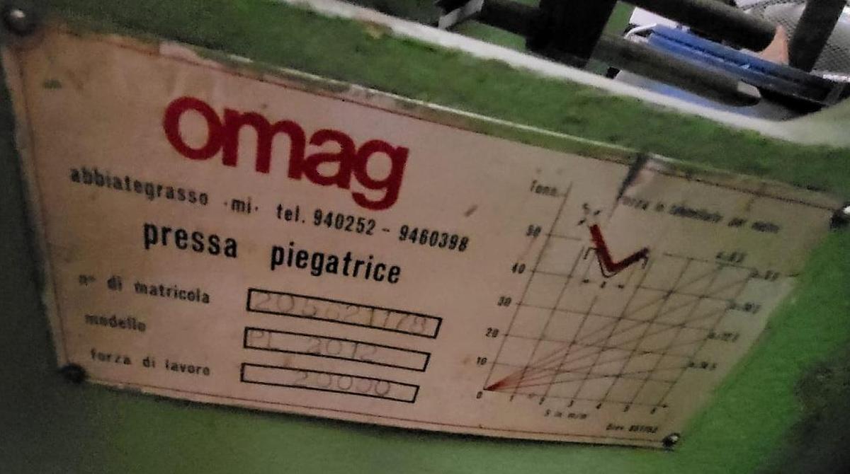 Usato Piegatrice Omag 1500 x 20 ton