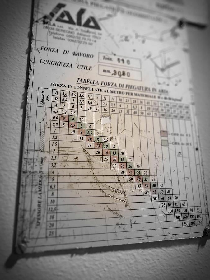 Usato Piegatrice Sala 3000 x 110 ton