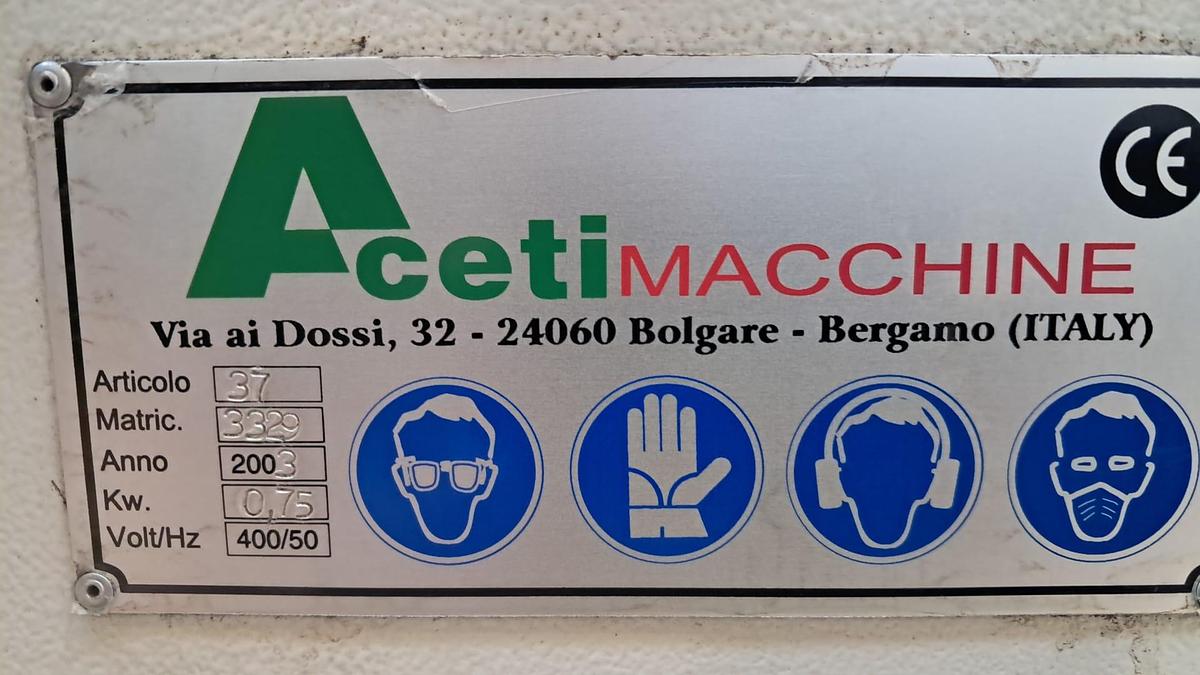 Gebruikt 2003 Sbavalamiera Aceti Art 37