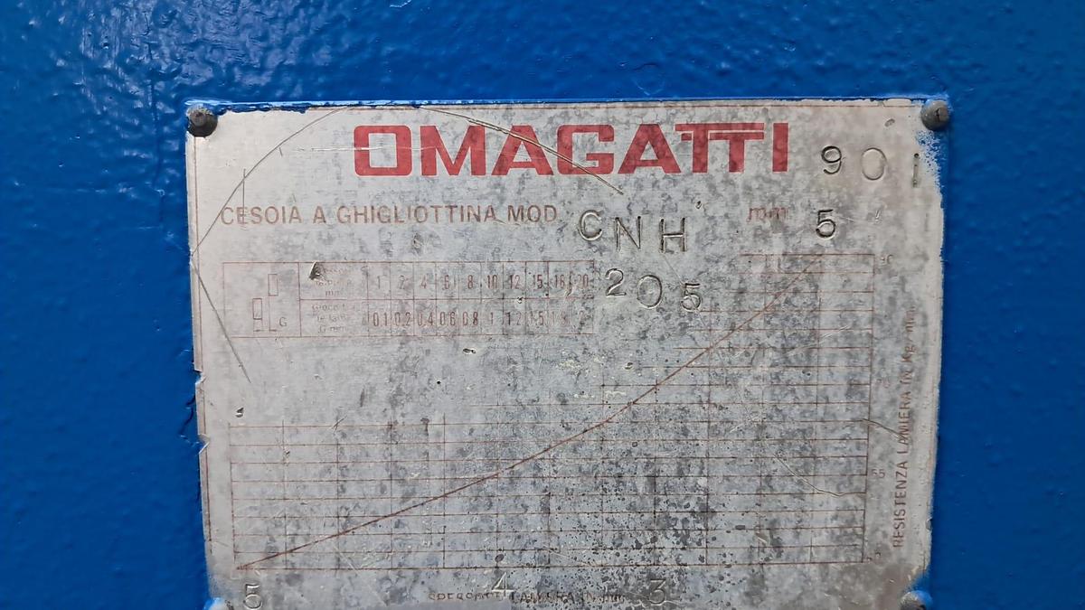 Usato Cesoia Omagatti 2000 x 5 Usata