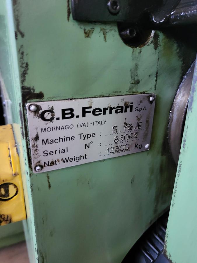Usato Centro di Lavoro C.B. Ferrari S 72 E