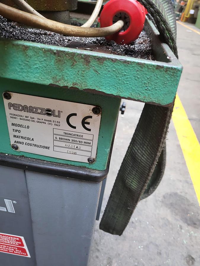 Gebruikt Troncatrice A Disco Pedrazzoli 350 Usato