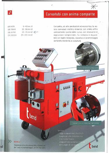 Usato Curvatubi Bend DB 2076 K Usata