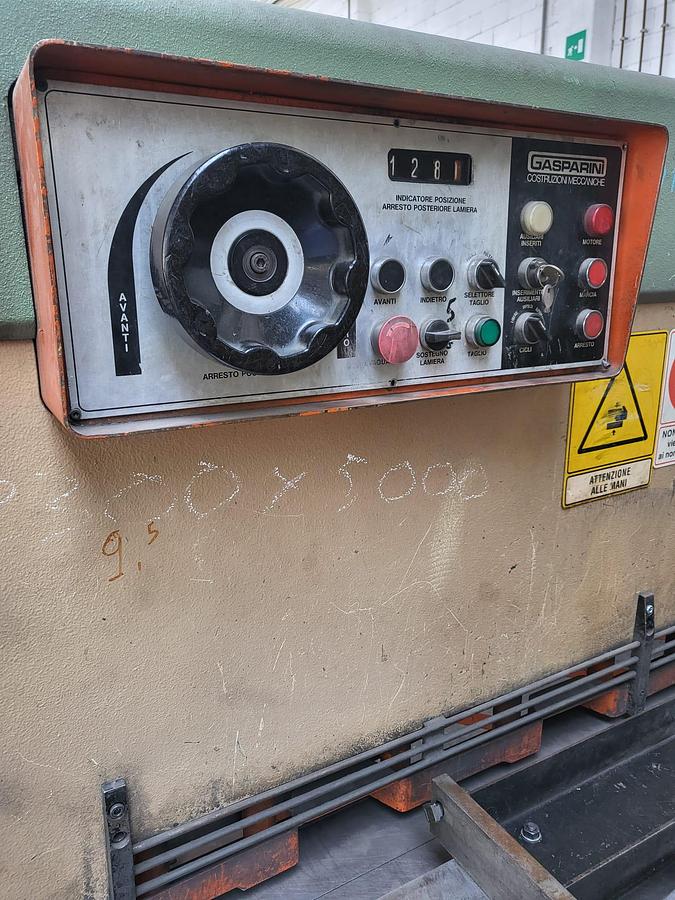 Usato Cesoia Gasparini 3000 x 5-4 Idraulica