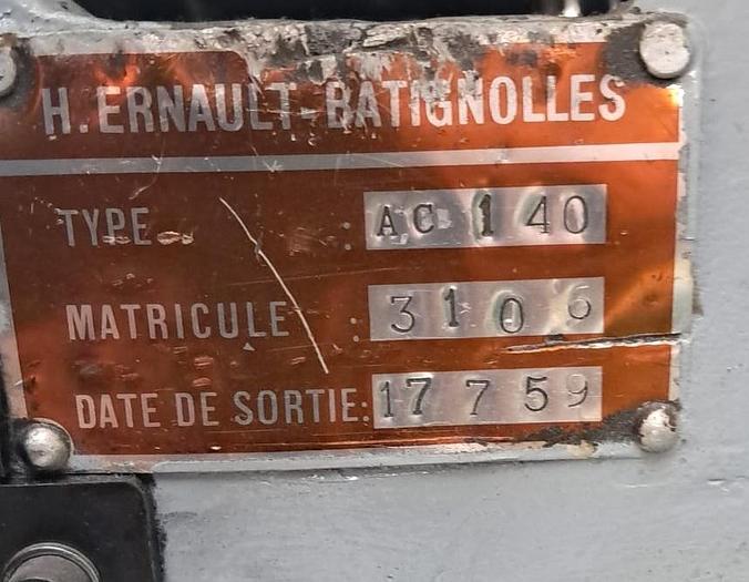 Gebruikt Tornio Parallelo Ernault 500 x 140 Usato