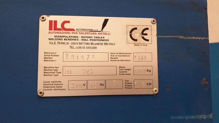 Usato Manipolatore di Saldatura Usato ILC 3X3