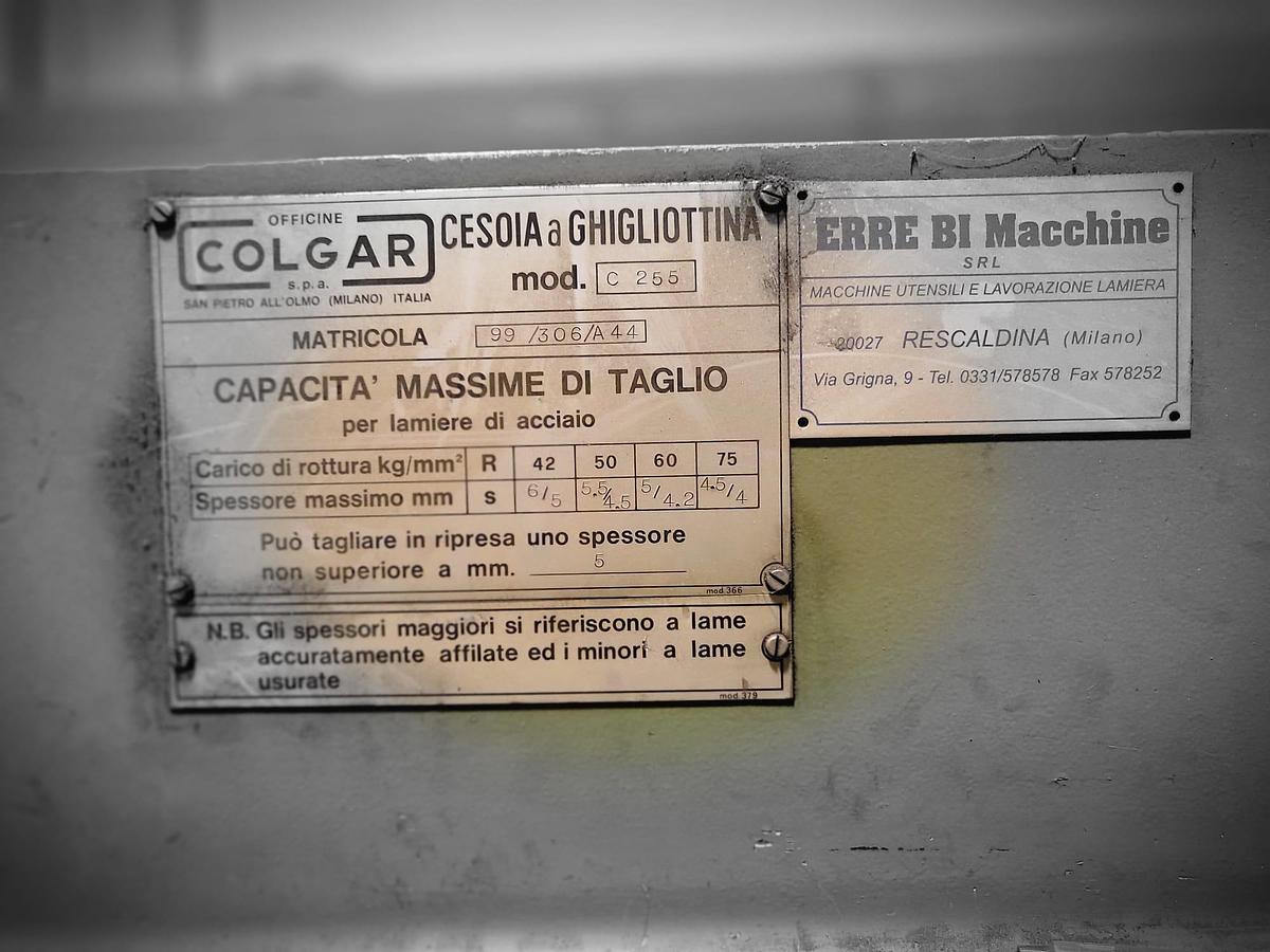 Usato Cesoia Colgar 2500 x 5