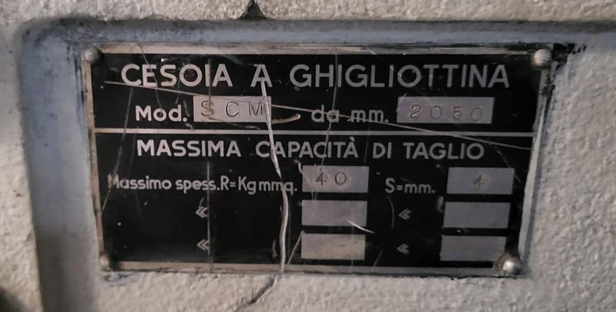 Gebruikt Cesoia SCM  2050 x 4-6