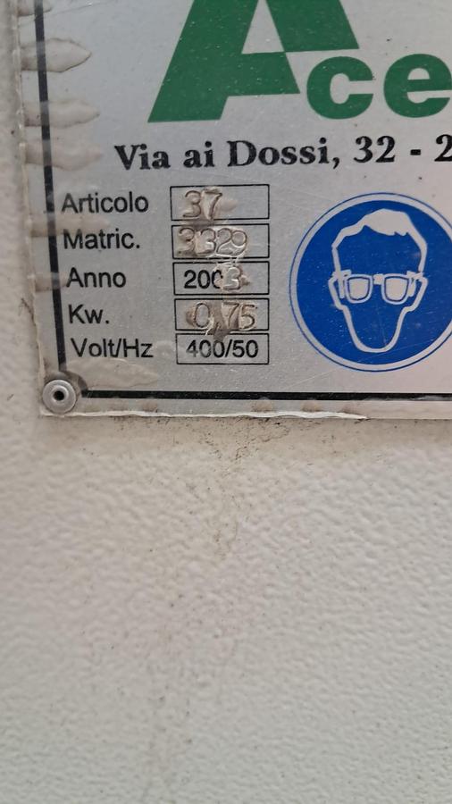 Gebruikt 2003 Sbavalamiera Aceti Art 37