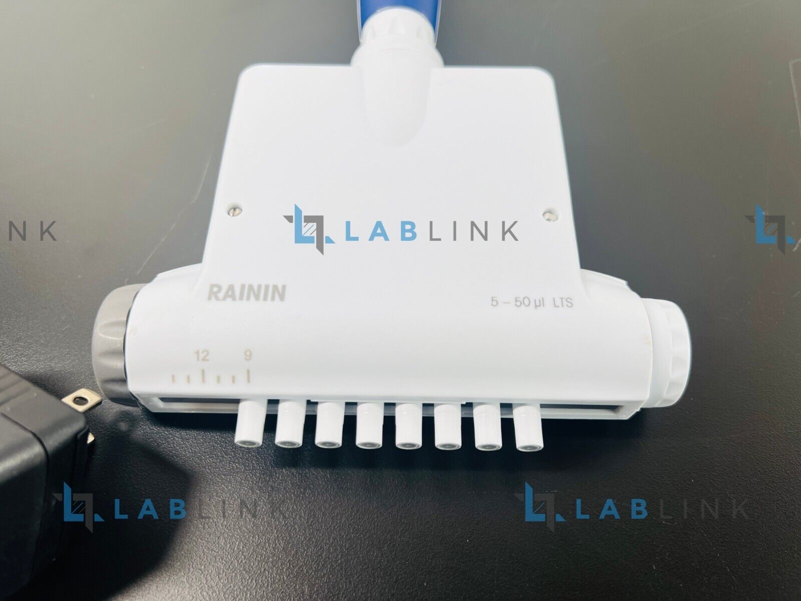 Used Rainin E4 XLS 5-50uL LTS 8 Channel Pipette Pipet + Charger with WARRANTY