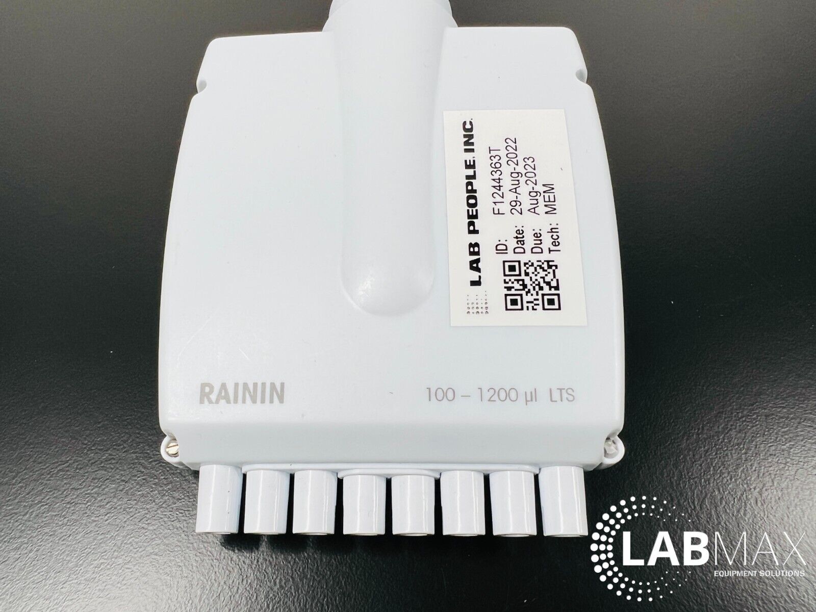 Used Rainin Pipet-Lite XLS L-1200 / 100-1200uL / 8-Channel Pipette with WARRANTY